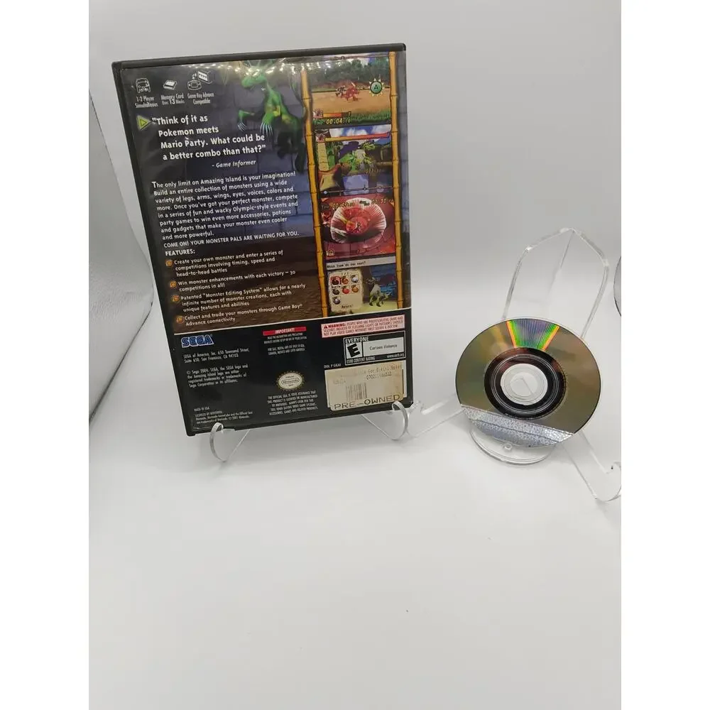 Amazing Island Nintendo GameCube CIB Complete Tested Sega